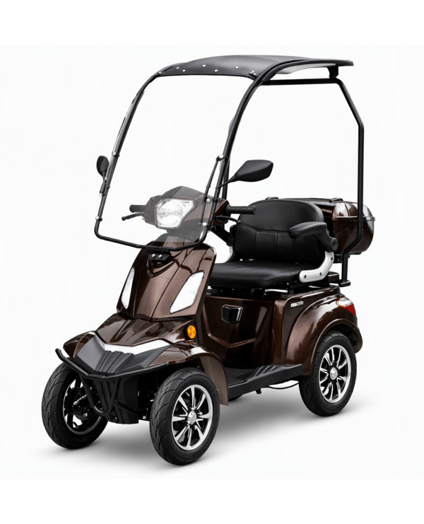 Ekomoto Vista K1 elektrisk promenadscooter med tak, 1000W, 20Ah AC BN
