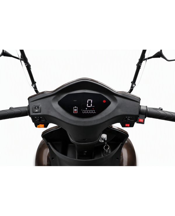 Ekomoto Vista K1 elektrisk promenadscooter med tak, 1000W, 20Ah AC BN