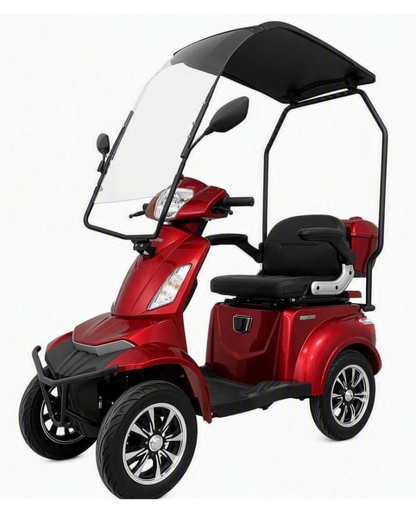 Ekomoto Vista K1 elektrisk mobilitetsscooter med tag, 1000W, 20Ah AC RD