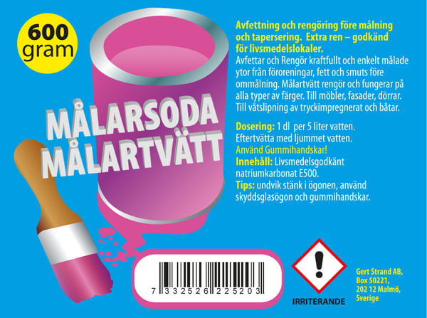 Målarsoda (Målartvätt) 600 g