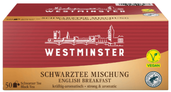 Westminster musta tee pikapaistinille 50 kpl