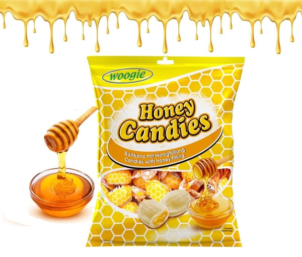 Woogie Hunajamakeisteet hunajatäytteellä 150 g