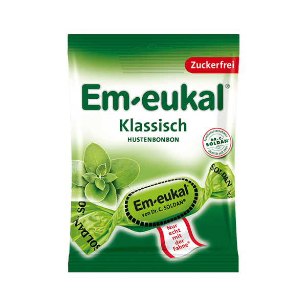 Em-eukal Klassisch Sukkerfri bolsjer 75 g