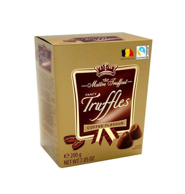 MaitreTruffout belgiska kaffetryfflar 200 g
