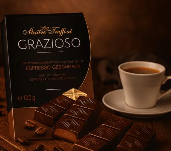 MaitreTruffout Grazioso suklaa espressotäytteellä 100 g