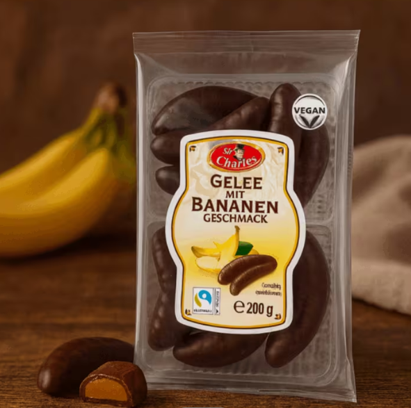 SirCharles Suklaageeli banaanin makuinen 200 g