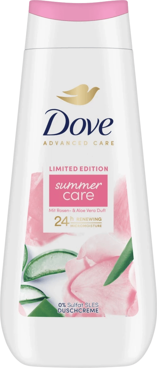 Dove Sommarvård duschgel rosmarin och aloe vera 225 ml