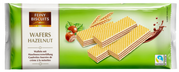 Feiny Biscuits Nötvåfflor 250 g