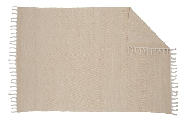 Matto, Loke villa/puuvillaseos, 230x160 cm, beige