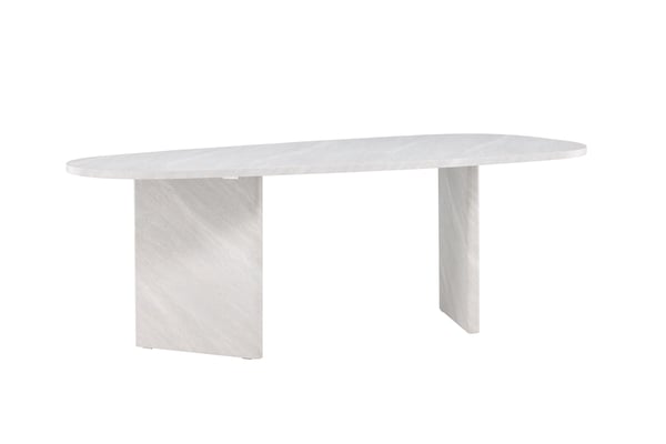 Ruokapöytä, Grönvik, 220x100 cm, Valkoinen