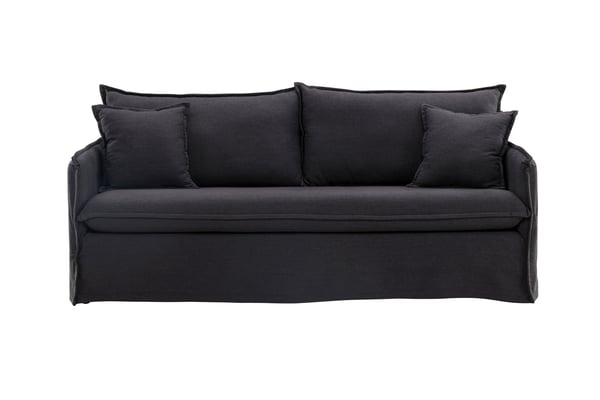Sohva, Nova, 200x94 cm, Musta