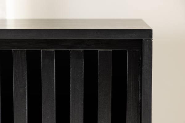 TV-taso, Lugo, 180x45 cm, Musta