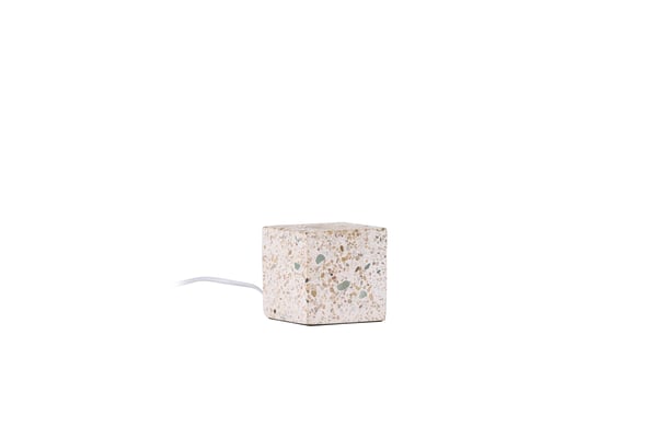 Pöytälamppu, Rilche, 9x9x9 cm, Harmaa