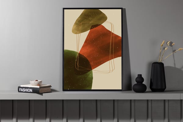 Juliste, Canyon, 21x30 cm, Beige