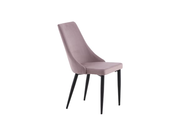 Ruokatuoli, Leone 2 kpl, 63x46,5x91 cm, Vaaleanpunainen