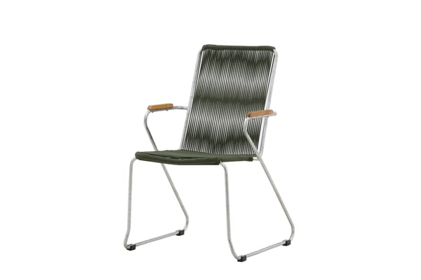 Ruokatuoli, Bois 2 kpl, 63x93x60 cm, Vihreä