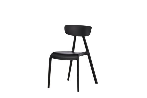 Ruokatuoli, Ursholmen 2-pack, 54x49x79.5 cm, Musta