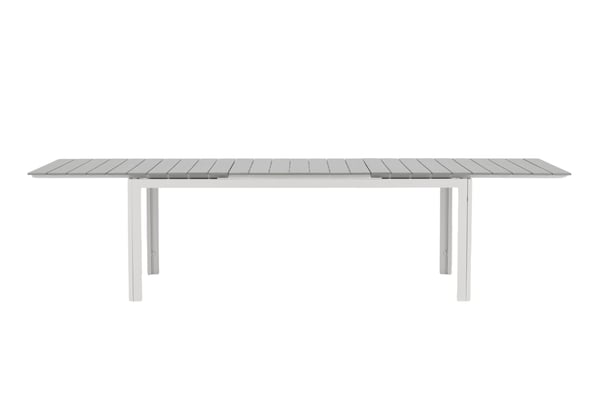 Ruokapöytä, Levels, 75x229x100 cm, Valkoinen