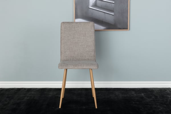 Ruokatuoli, Windu Lyx, 52x92x41 cm, Vaaleanharmaa