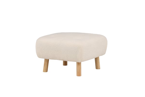 Rahi/Pouf, Salina, 60x60x28 cm, Valkoinen