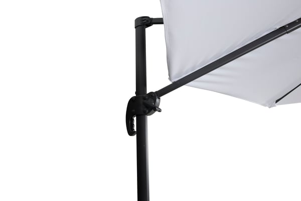 Parasol Leeds 300 cm Hvid