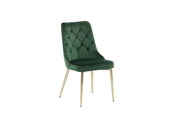 Ruokatuoli, Velvet Lyx, 66x50x88.5 cm, Vihreä