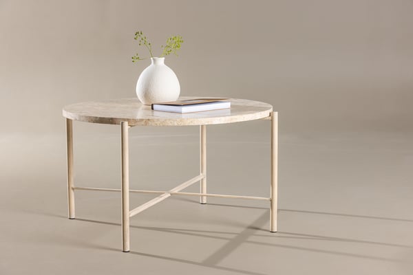 Sohvapöytä, Sandhamn, ⌀70 cm, Beige Sohvapöytä, Sandhamn, ⌀70 cm, Beige