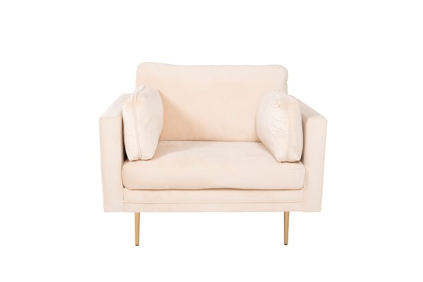 Nojatuoli, Boom, 86x84x110 cm, Vaalea beige