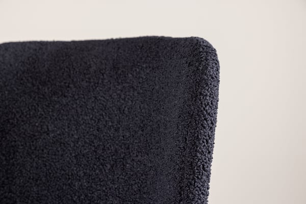Ruokatuoli, Modesto 2-pack, 55x50x81 cm, Musta