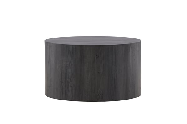 Sohvapöytä, York, ⌀80 cm, Musta