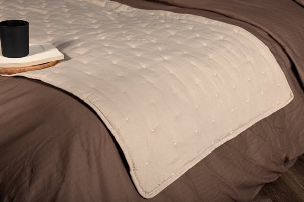 Päiväpeitto, Sally, 260x80 cm, Beige