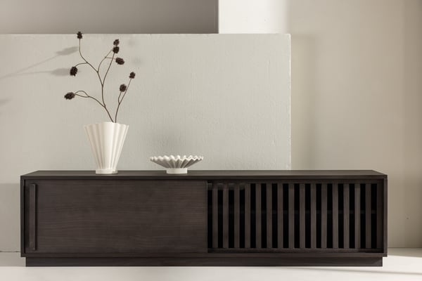 TV-taso, Lugo, 180x45 cm, Mocca