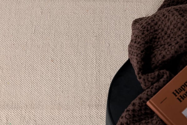 Matto, Panipatin puuvillaseos, 170x240 cm, Beige