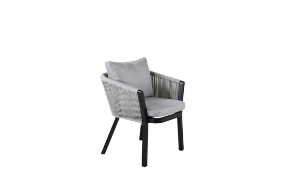 Ruokatuoli, Virya, 62.5x60x73 cm, Musta