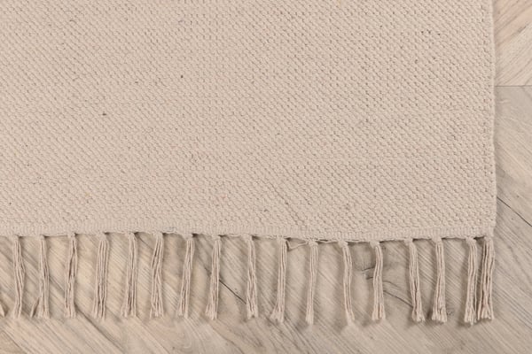 Matto, Panipatin puuvillaseos, 170x240 cm, Beige