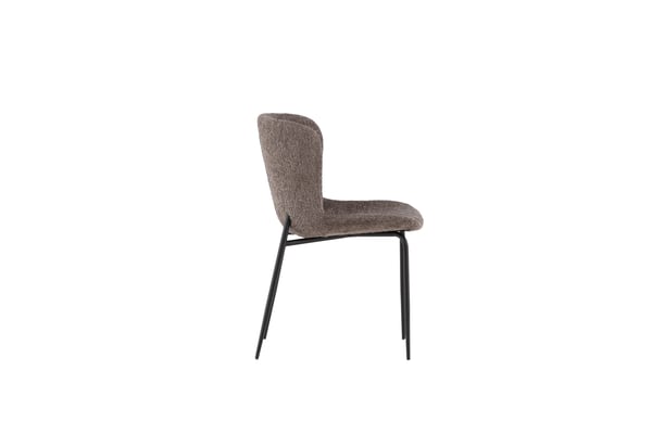 Ruokatuoli, Modesto 2-pack, 54x48x79,5 cm, Tummanharmaa