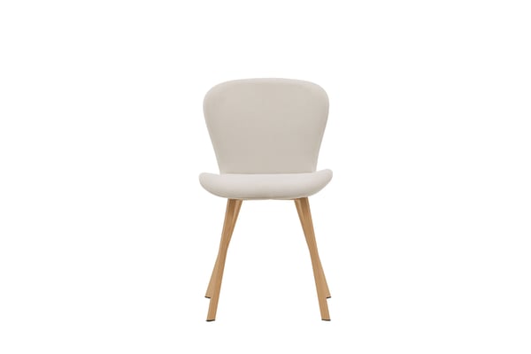 Ruokatuoli, Lilja 2-pack, 50x48x80 cm, Beige