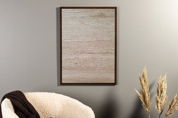 Juliste, Kiviseinä, 21x30 cm, Beige