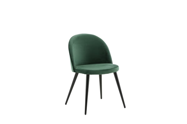 Ruokatuoli, Velvet Matstol 2-pack, 57x76.5x50 cm, Vihreä
