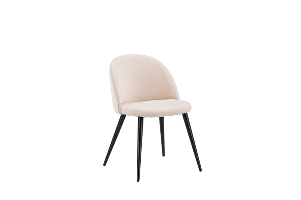 Tuoli, Samettisaumat, 57x76,5x50 cm, Beige