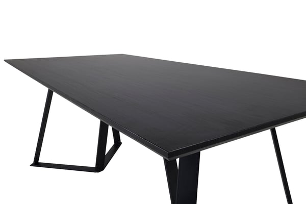 Ruokapöytä, Marina, 180x75x90 cm, Musta