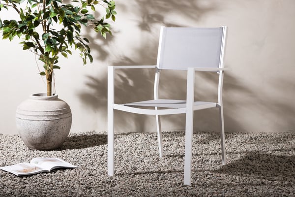 Tuoli, Copacabana pinottava 2-pack, 61x56.5x88 cm, Harmaa