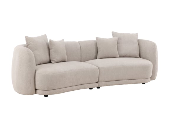 Sohva, Cielo 3-istuttava, 91x268x80 cm, Beige