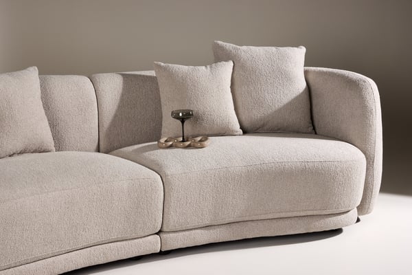 Sohva, Cielo 3-istuttava, 91x268x80 cm, Beige