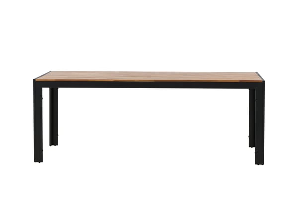 Ruokapöytä, Bois, 205x90 cm, Musta