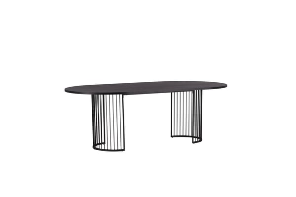 Ruokapöytä, Hamneskär, 220x110 cm, Musta
