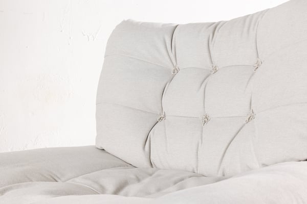 Nojatuoli, Florens yhden hengen sohva, 103.5x108x105 cm, offwhite