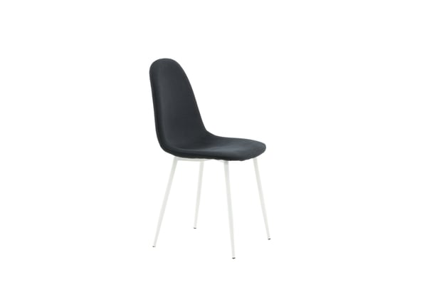 Ruokatuoli, Polar 2-pack, 53x88x46 cm, Musta