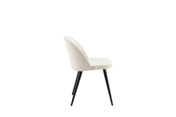 Tuoli, Velvet Matstol 2-pack, 57x50x76.5 cm, Beige