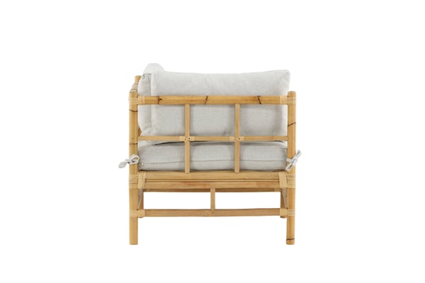 Kulmaosa, rottinki, 70x76x75 cm, luonnollinen